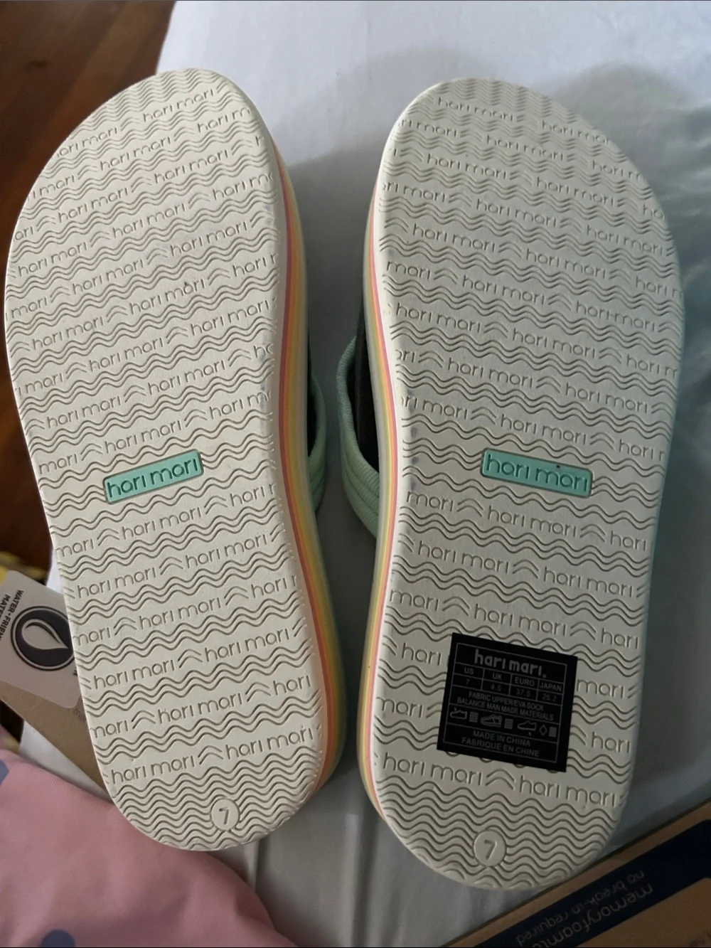 Hari Mari Mint Green Foam Flip Flop Sandals